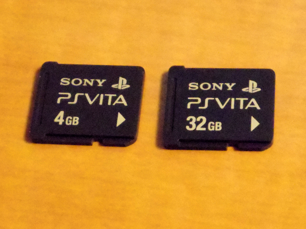PSO2準備のため、Vitaのメモリーカードを32GBにしました