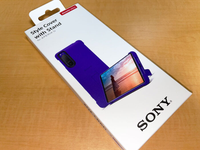 Xperia 5 II Style Cover with Stand 外箱
